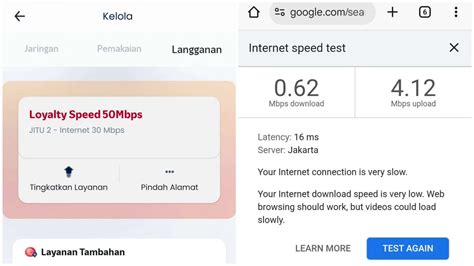 Koneksi Internet Lemot