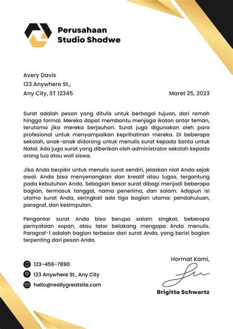 Kop Surat (Letterhead)