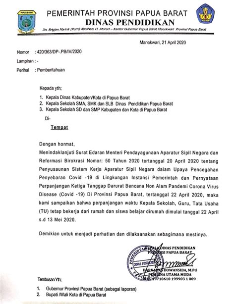 Kop Surat Pendidikan
