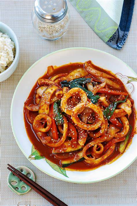 Korean Squid Dish