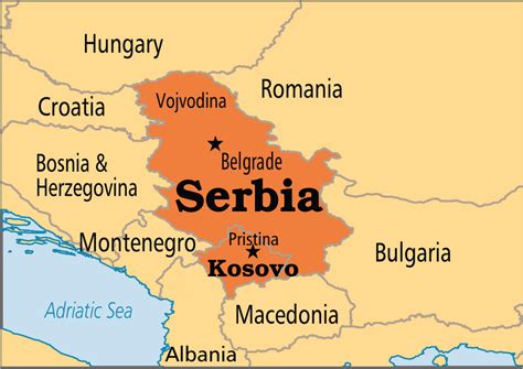 Kosowo Mapa