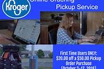 Kroger Pick Up Order Online