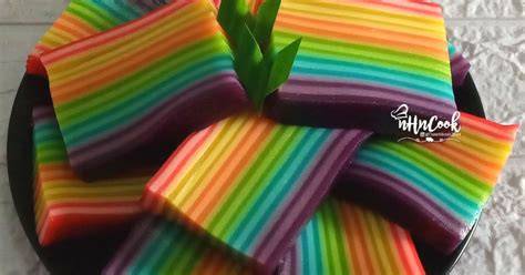 Kue Lapis Berwarna Warni