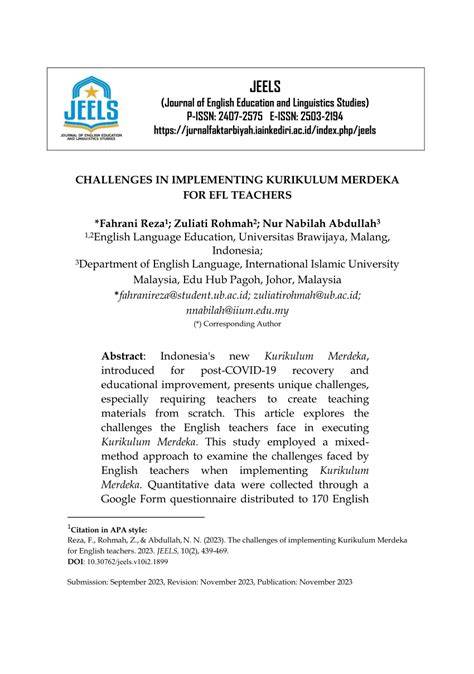 Kurikulum Merdeka challenges