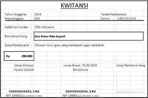 Kwitansi Motor Hilang