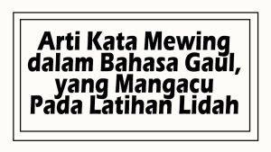 LC Bahasa Gaul