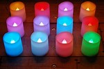 LED Colored Candles