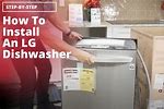LG Dishwasher Installation
