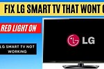 LG TV Won't Turn On Red Light