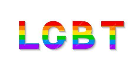 Ilustrasi huruf LGBT