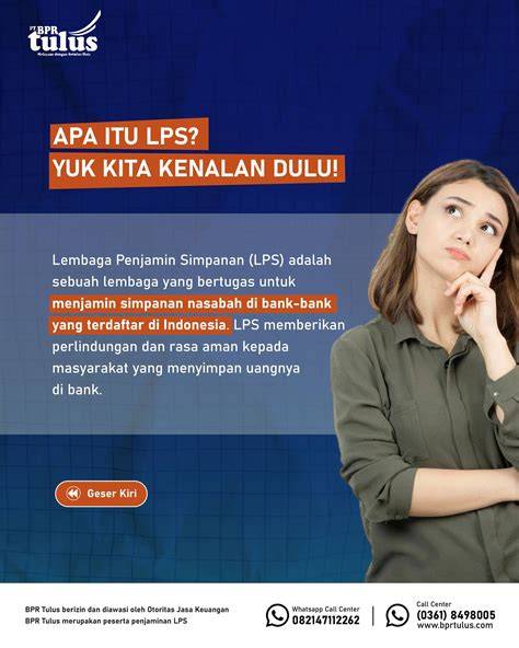 LPS Menjamin Simpanan BPR