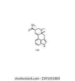 LSA molecule structure