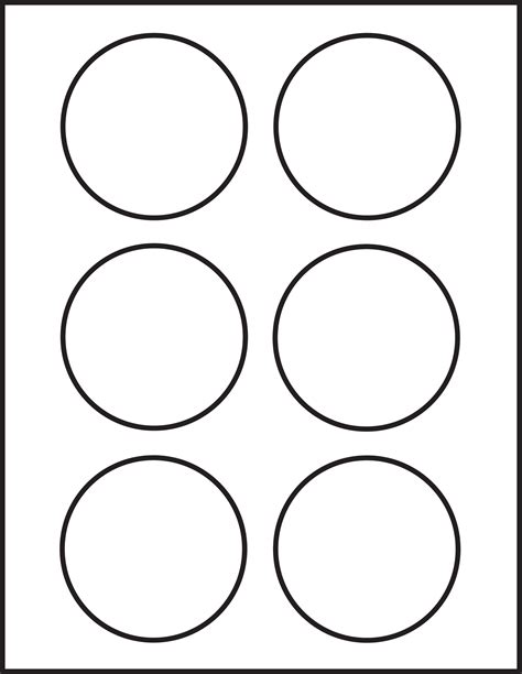 Label Circle Template