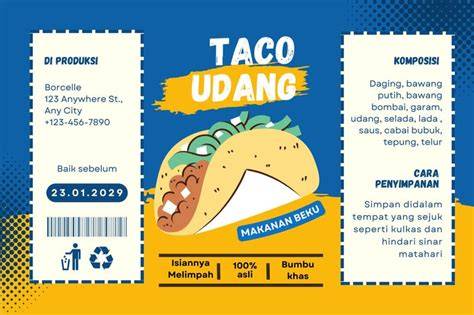 Label makanan