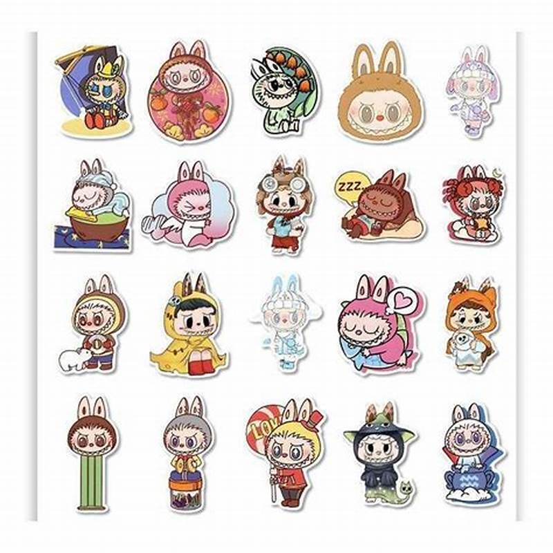 Labubu Sticker Printable Free