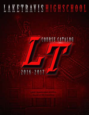 Lake Travis Course Catalog
