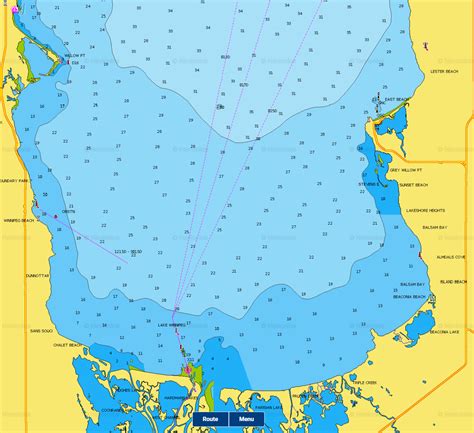 Lake Winnipeg Depth Chart