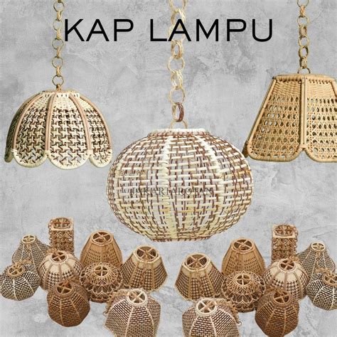 Lampu Hias Rotan