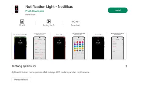 Lampu LED Notifikasi
