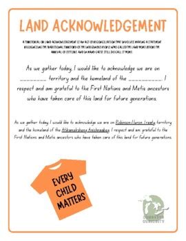Land Acknowledgement Template