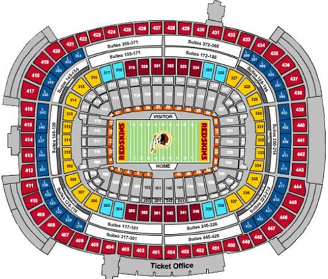 Landover Stadium Seating Chart