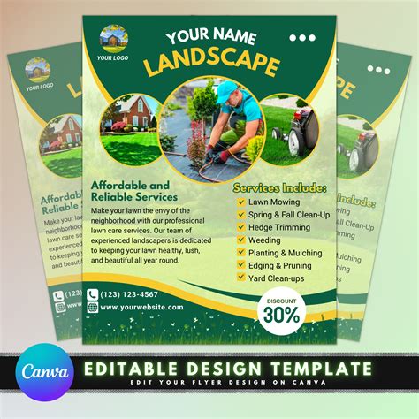 Landscaping Advertising Templates