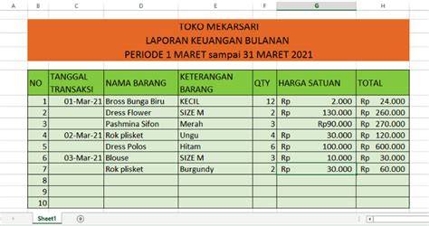 Laporan Excel