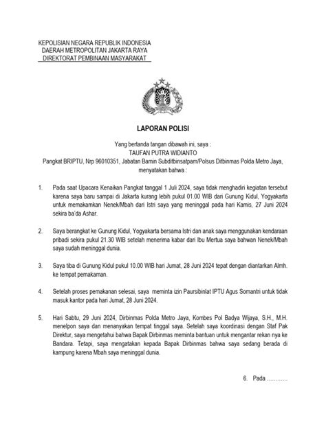 Laporan Polisi