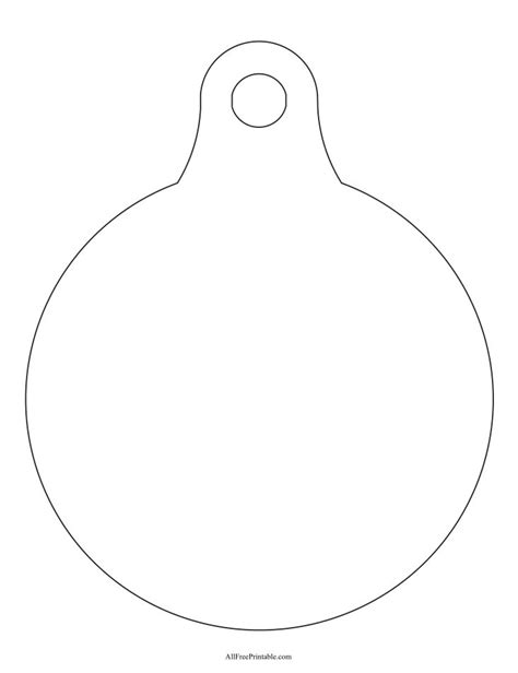 Large Ornament Template