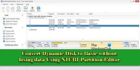 Launch NIUBI Partition Editor and Select Dynamic Disk