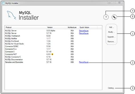 Launch the MySQL Installer