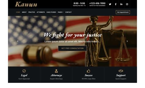 Law Website Templates
