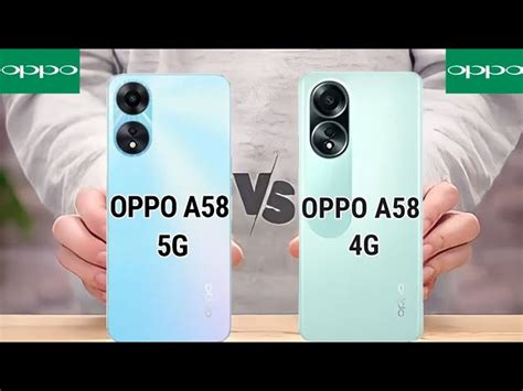 Layar Oppo A58 4G vs 5G