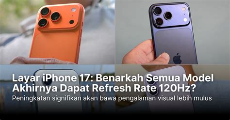 Layar ProMotion 120Hz Untuk Semua Model