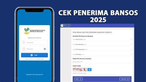 Layar Website Cek Bansos