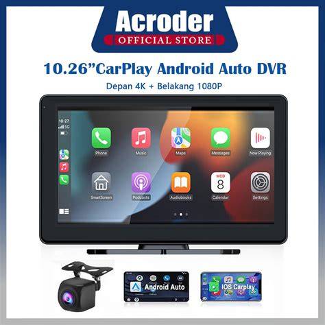 Layar sentuh responsif head unit