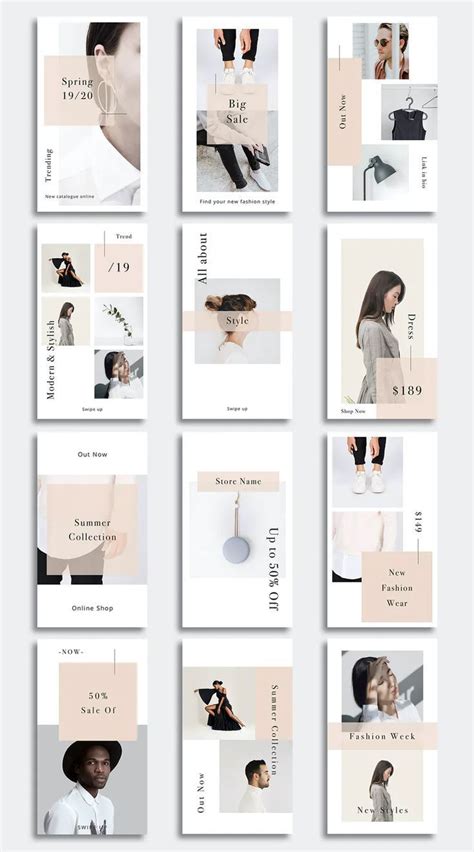 Layout Instagram Stories