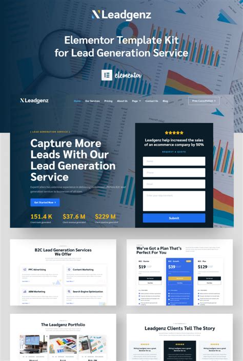 Lead Generation Template Wordpress