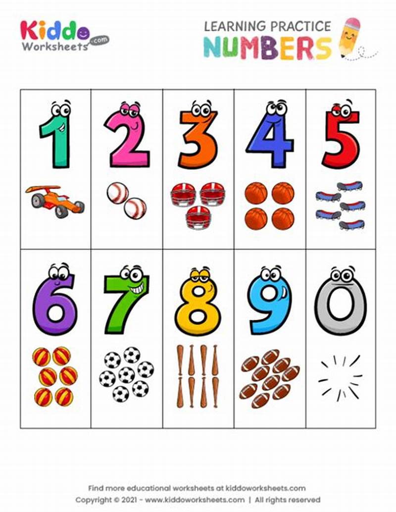 Learning Numbers Printable
