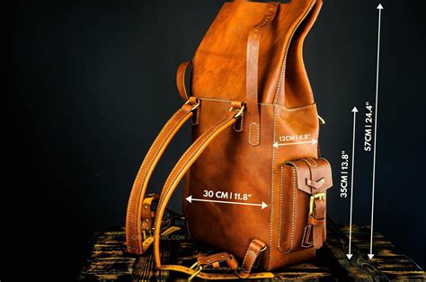Leather Backpack Template