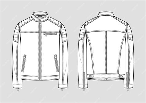Leather Jacket Template