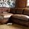 Leather Sofa with Chaise Lounge