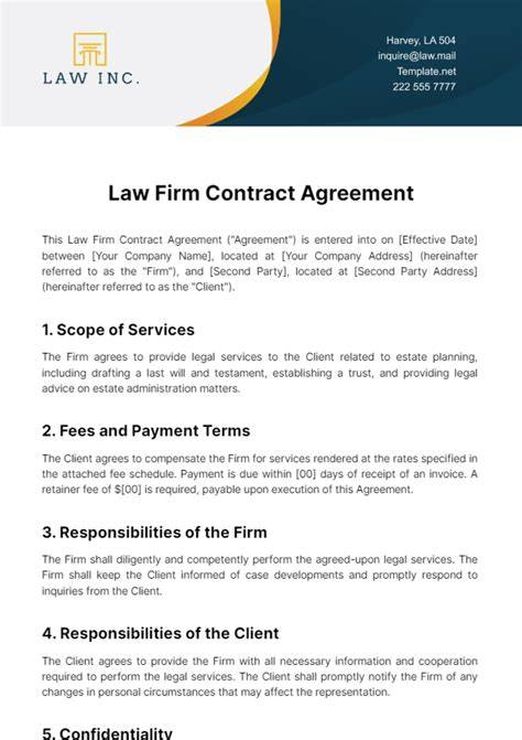 Legal Contract