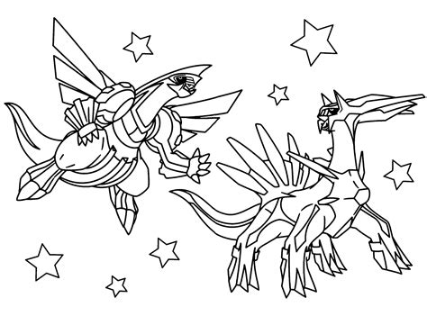 Legendary Pokemon Printable Coloring Pages