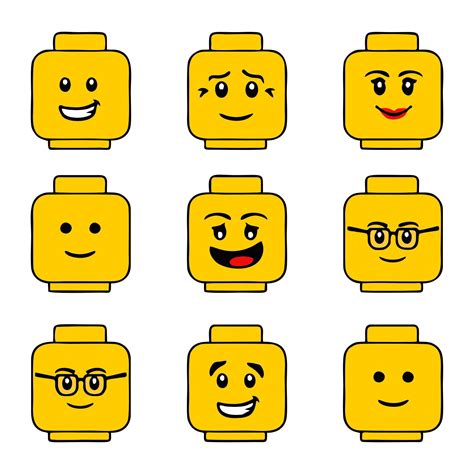 Lego Face Printable