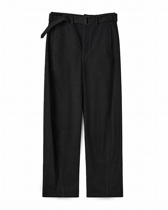 Lemaire Twisted Belted Pants Fit