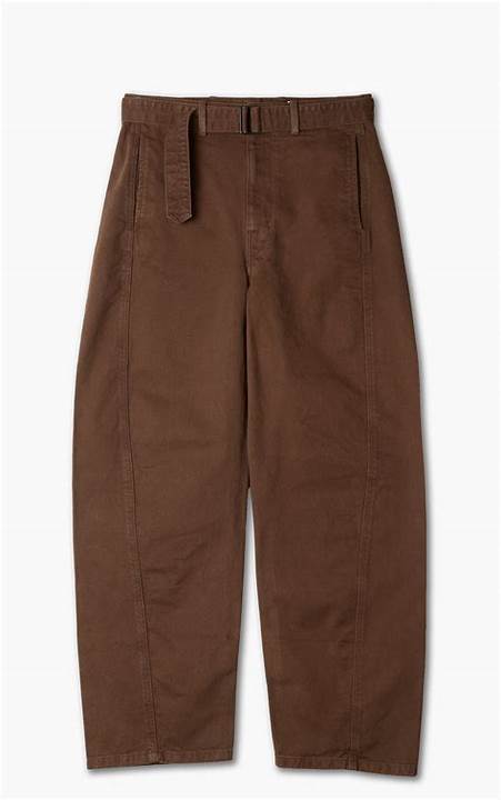 Lemaire Twisted Belted Pants Material