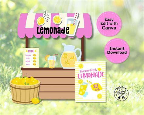 Lemonade Stand Template