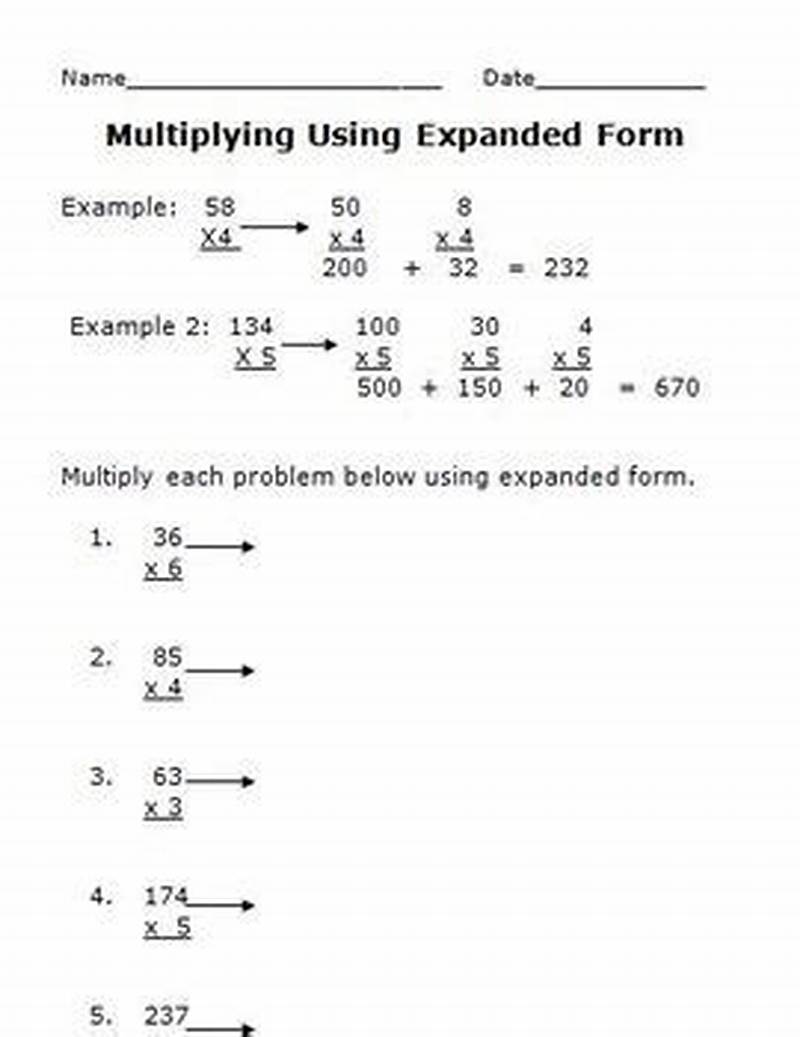 Lesson 4 4 Multiplying Using Expanded Form