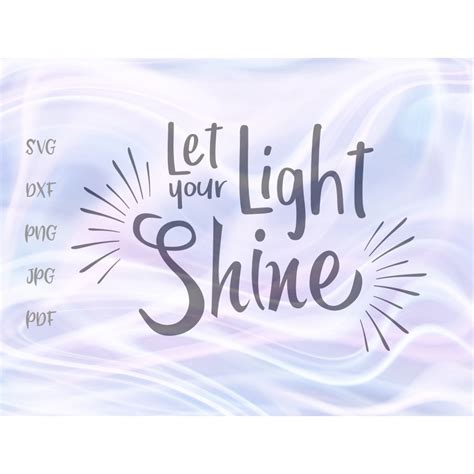 Let Your Light Shine Free Printable